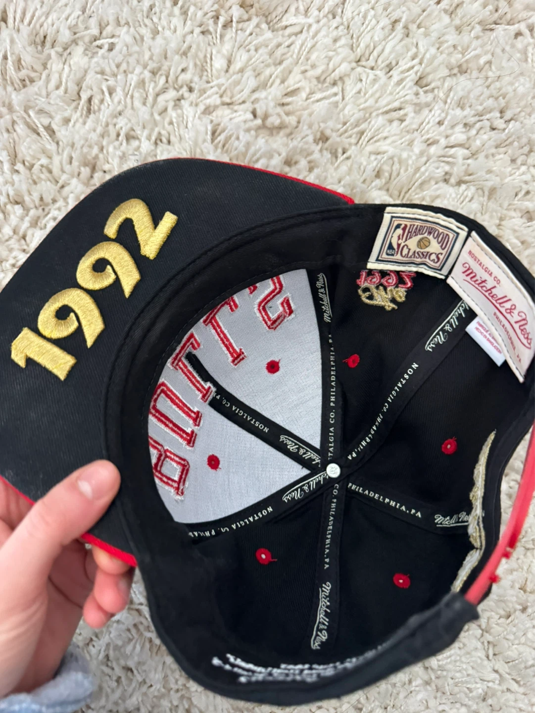 Mitchell & Ness Chicago Bulls 1992 NBA Finals Snapback Hat