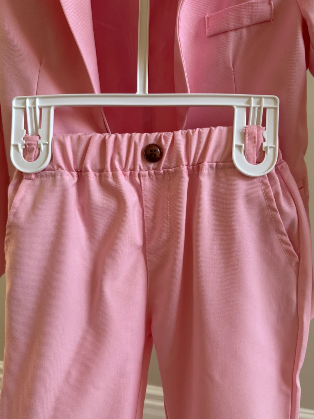Kids Pink Suit Set with Bow Tie - photo 3