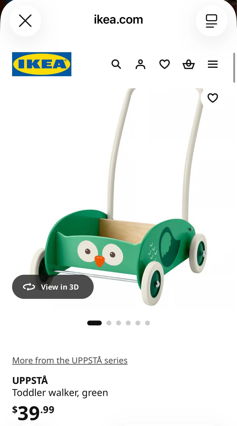 IKEA Abacus and a toddler walker - photo 5