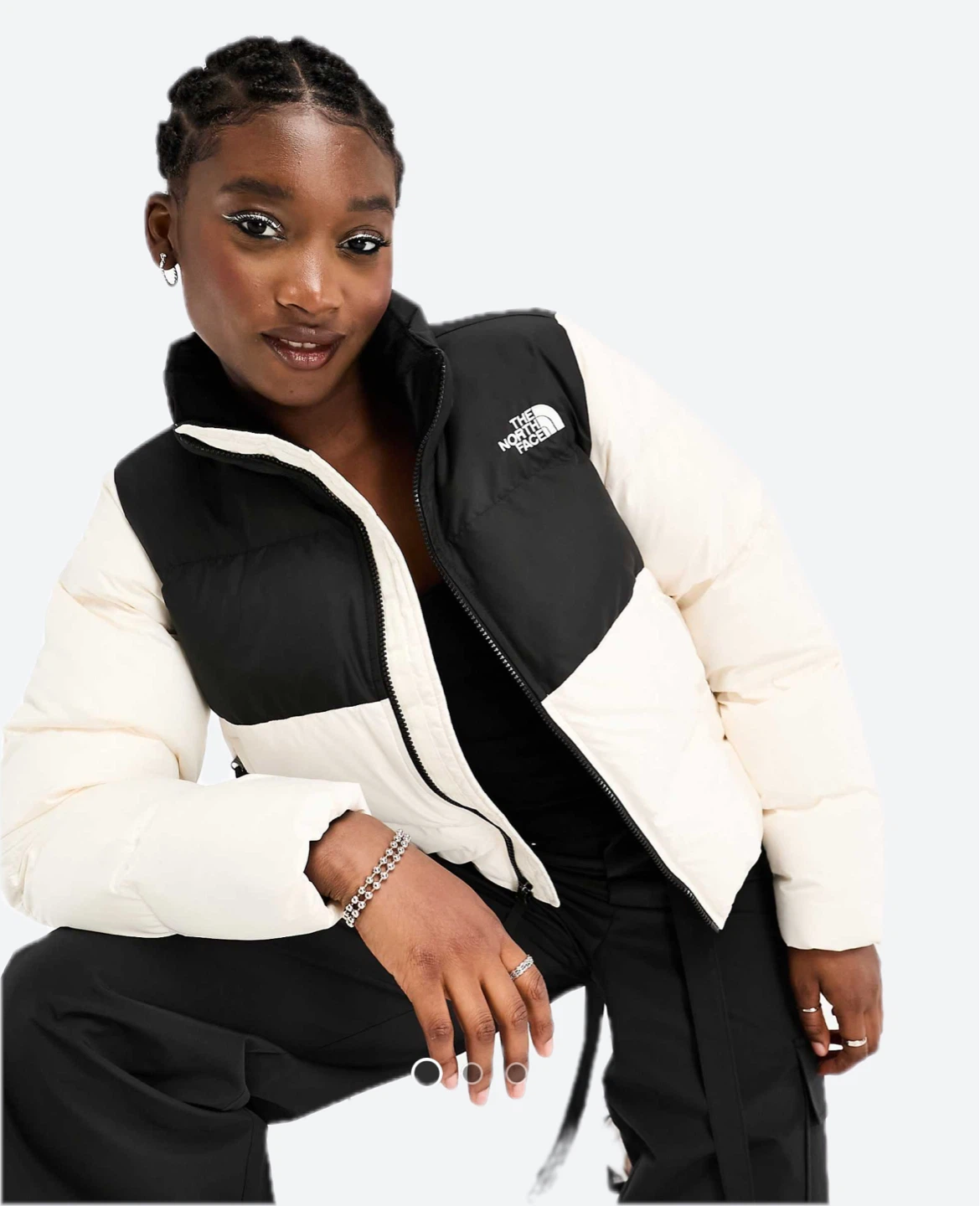 The North Face Colorblock Puffer Jacket