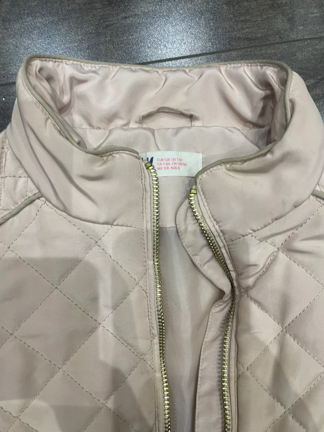 H&M Quilted Jacket - Pink - Size 7-8Y - photo 2