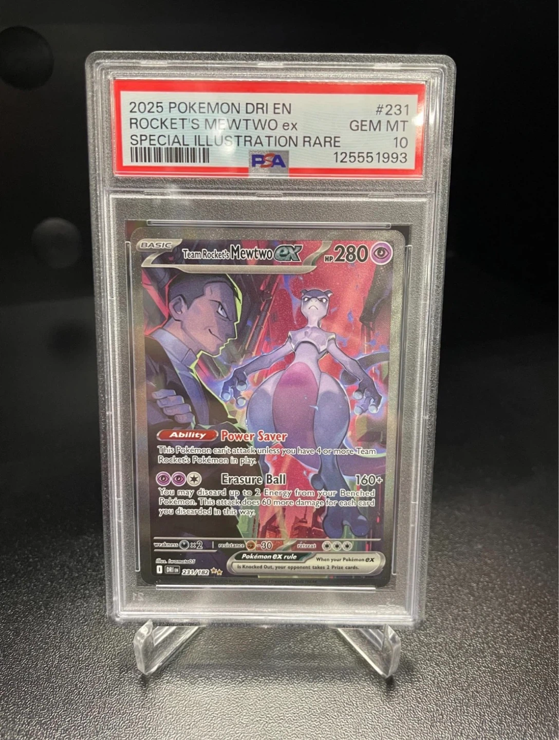 Team Rocket's Mewtwo ex Special Illustration Rare #231