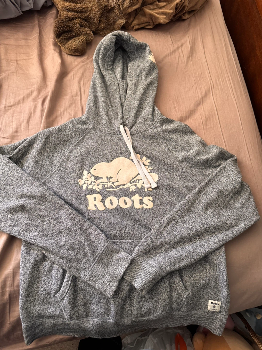 Roots Grey Hoodie - Size L/G
