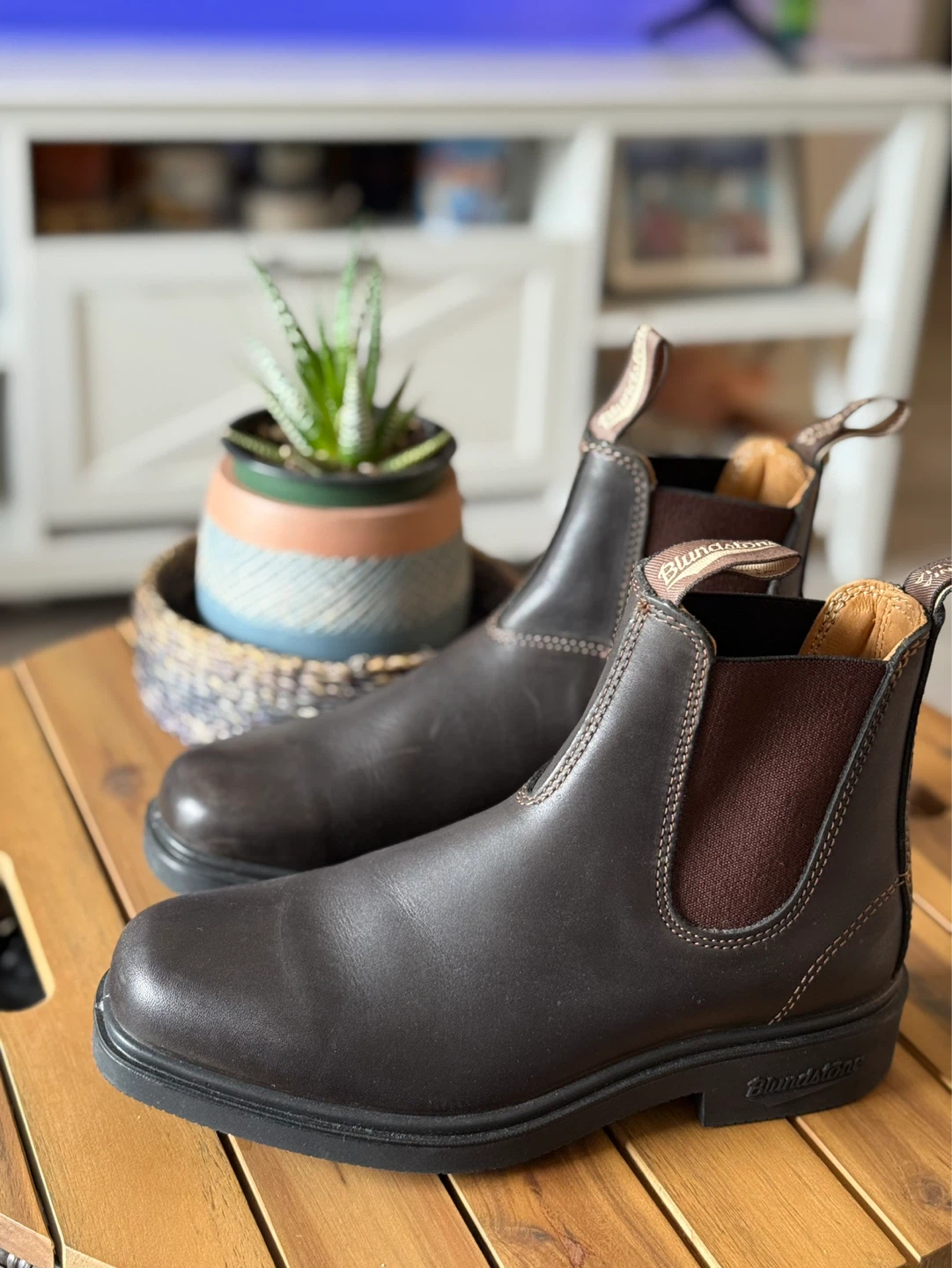 Blundstone Chelsea Boots - Brown Leather for women