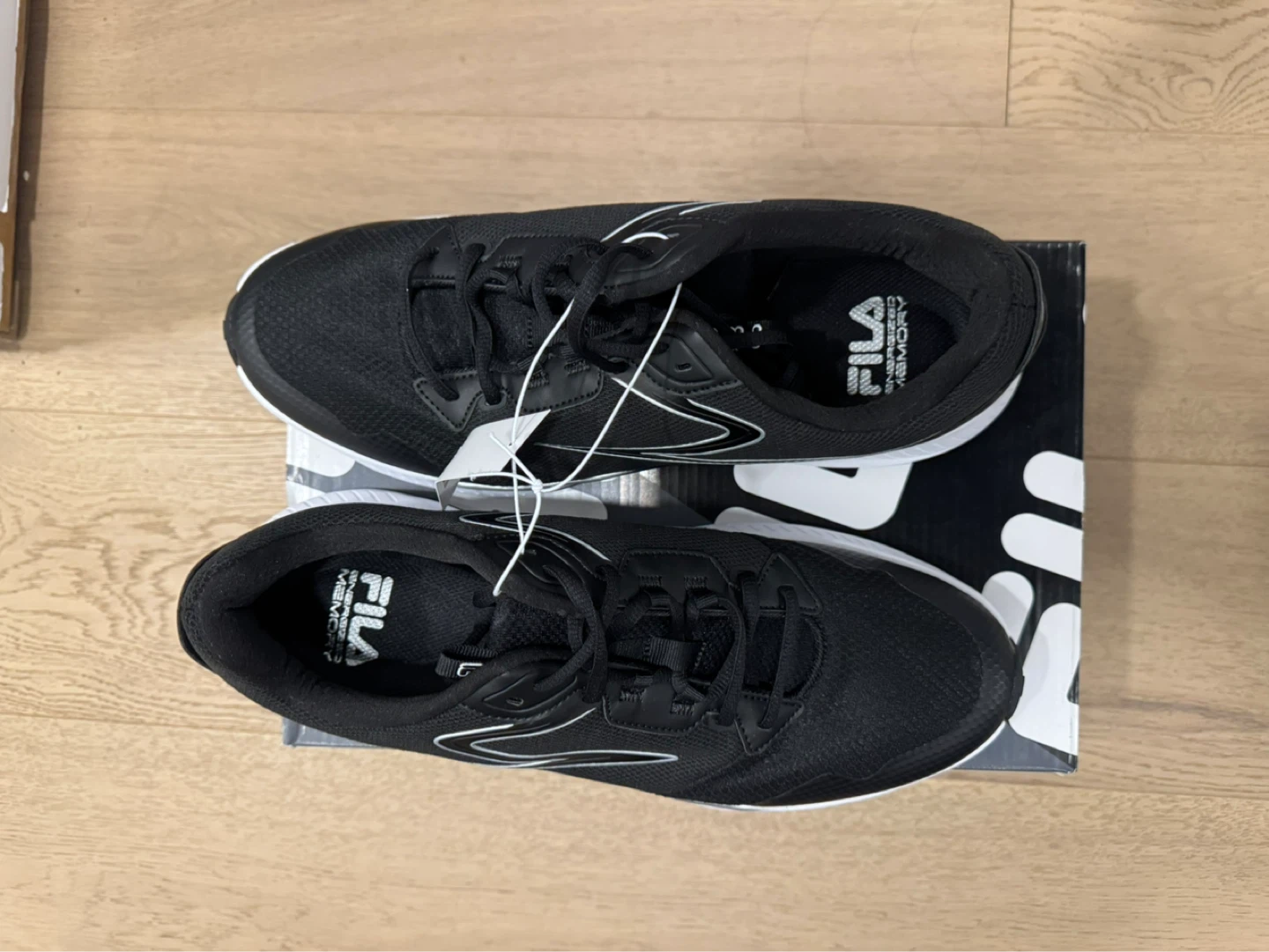 Fila Men's Memory Foam Running Shoes - Black - Size 11/12/13 - photo 5