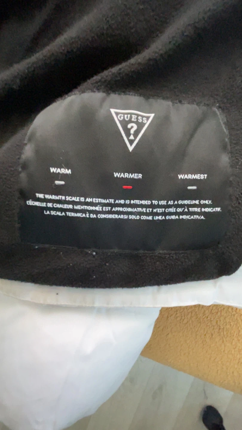 White GUESS Puffer Jacket XL - photo 4