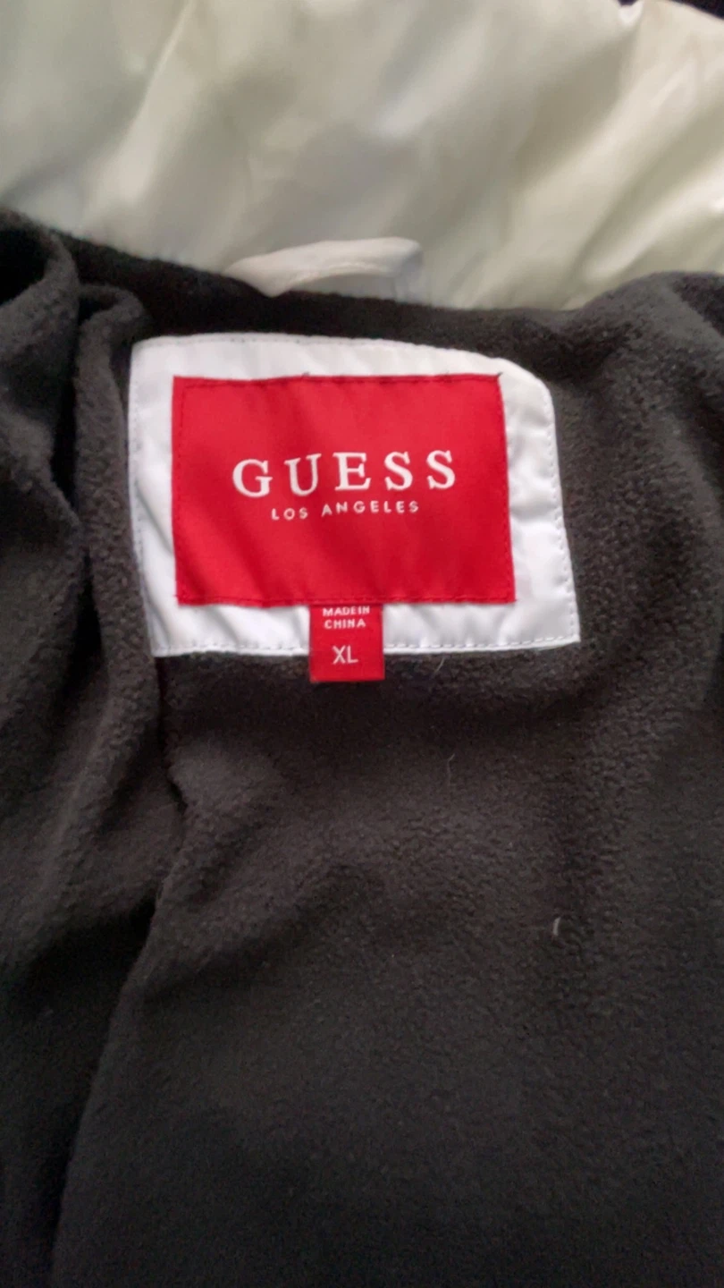 White GUESS Puffer Jacket XL - photo 3