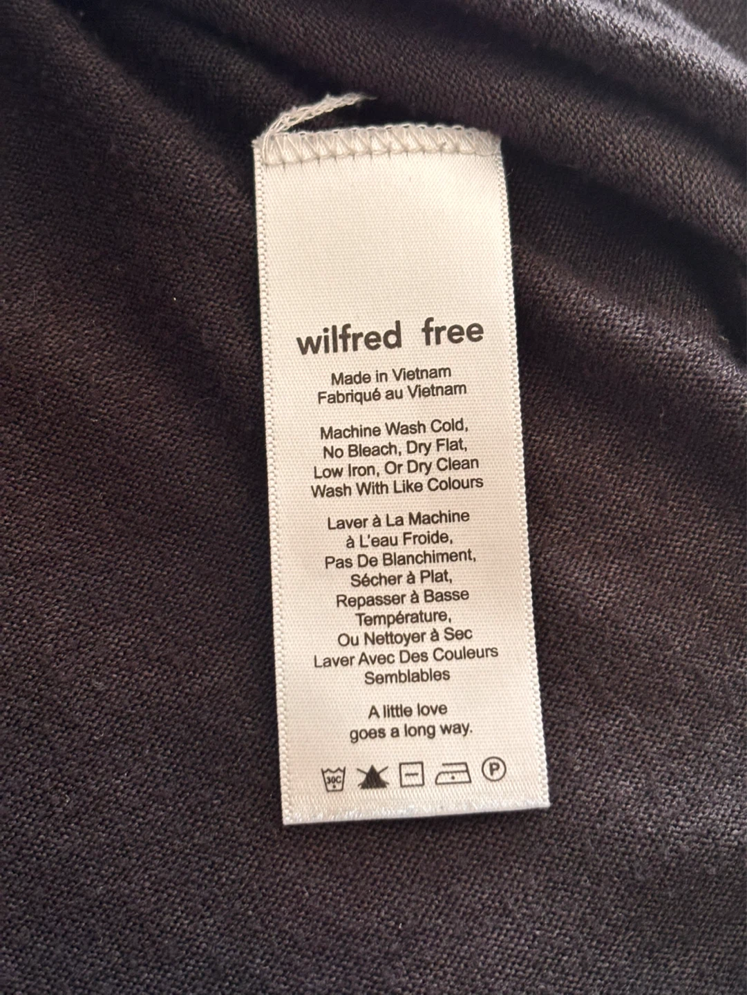 Wilfred black v-neck tunic dress - photo 5