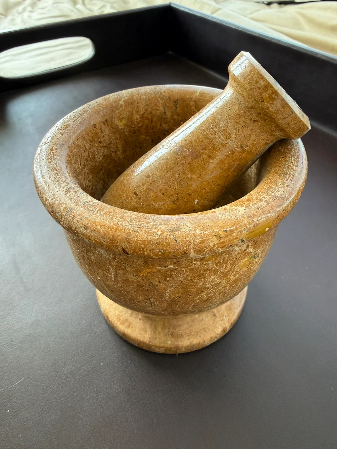Stone Mortar and Pestle Set