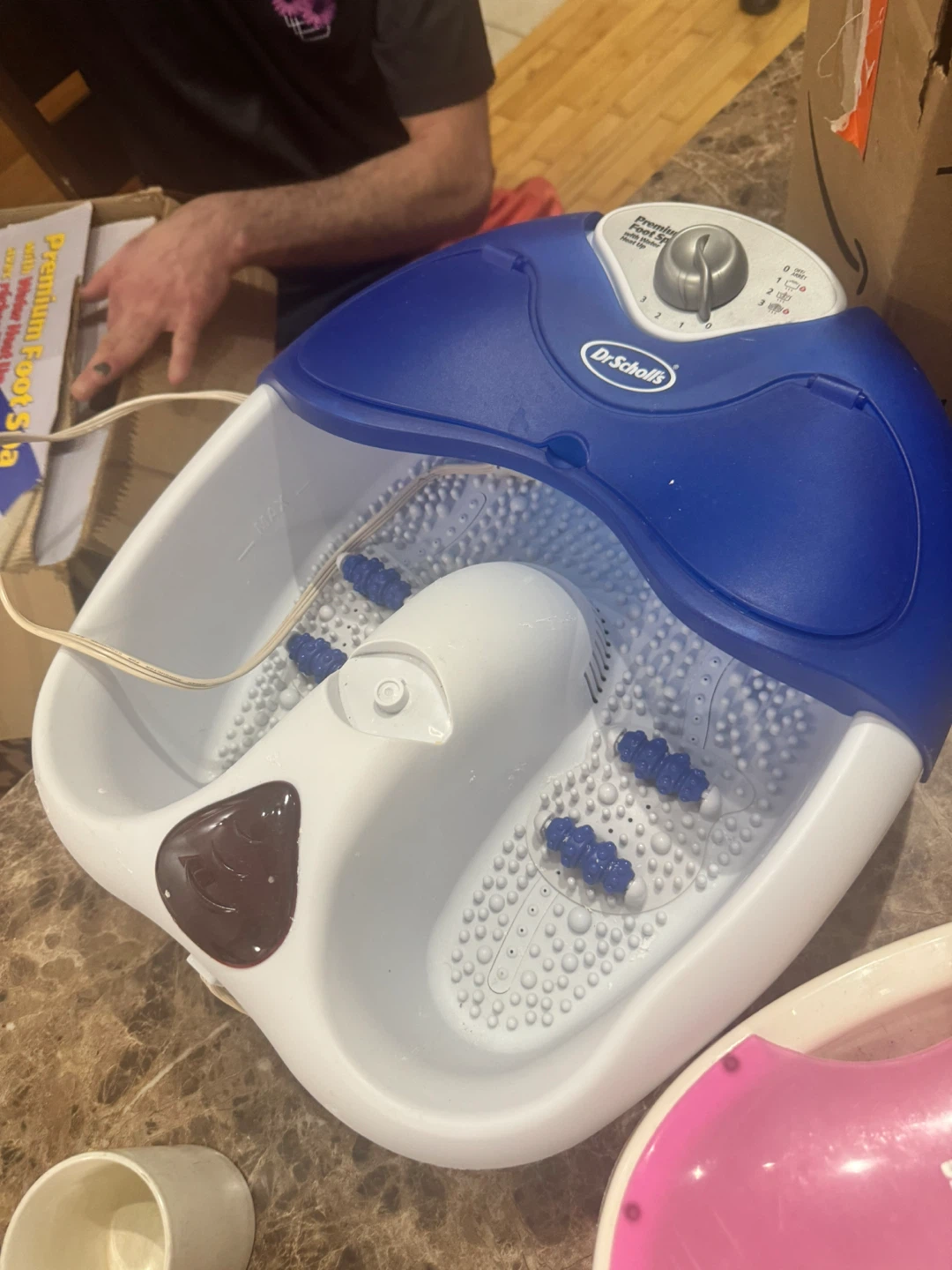 Dr. Scholl's Premium Foot Spa avec réchauffement de l'eau