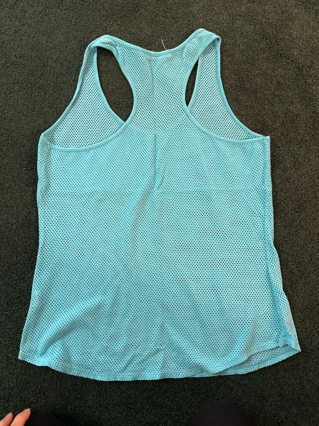 GARAGE Women's Blue Mesh Tank Top M/M - photo 5
