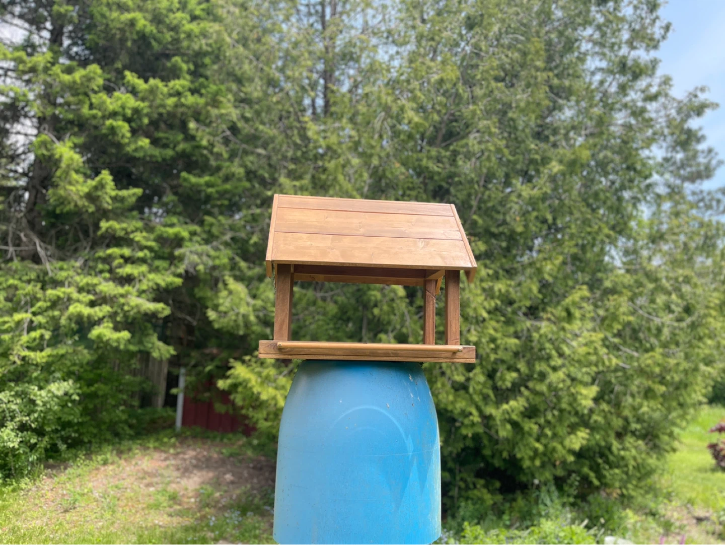 Wooden Bird Feeder - photo 2
