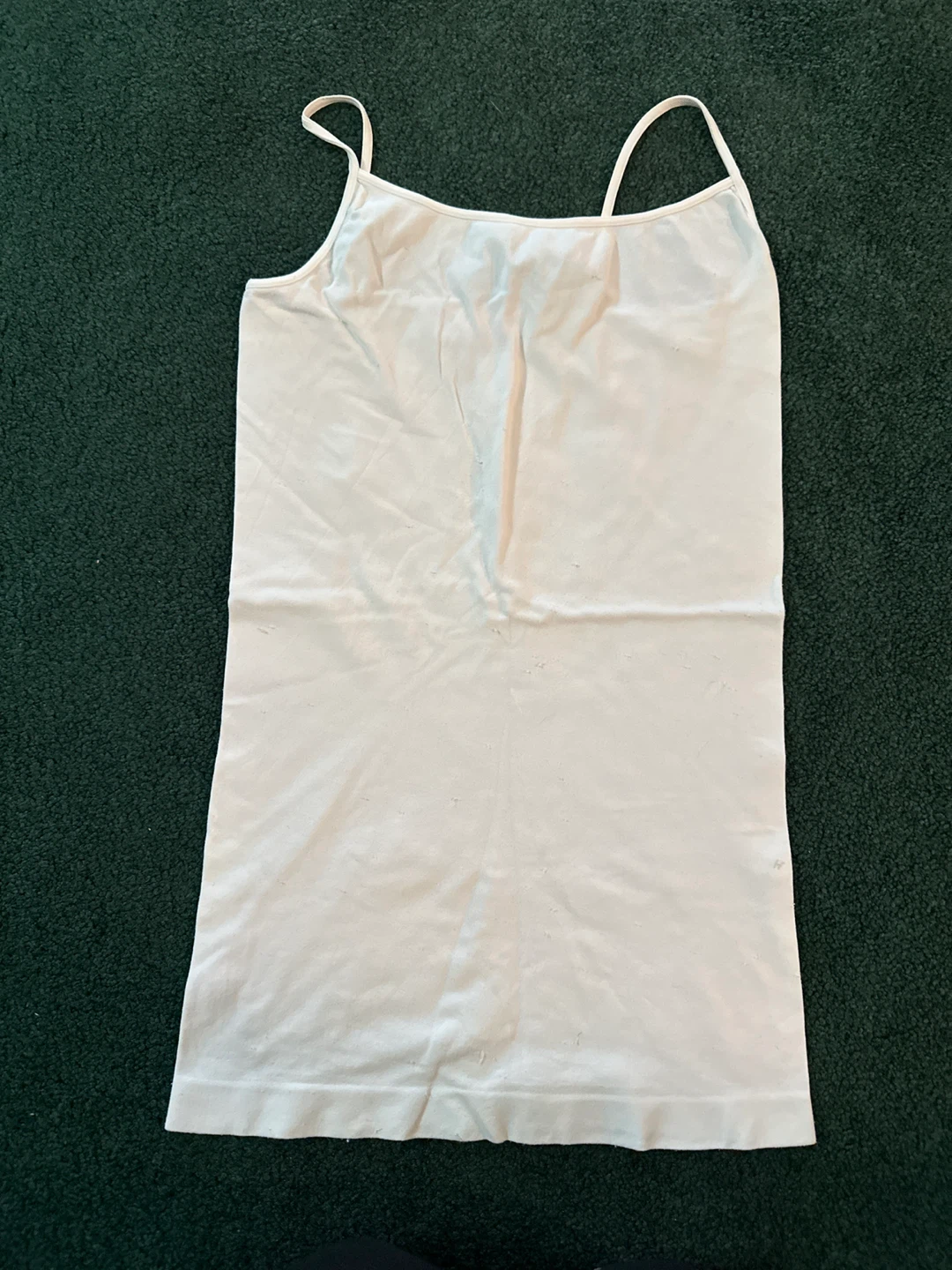 Nikibiki White Spaghetti Strap Tank Top OS