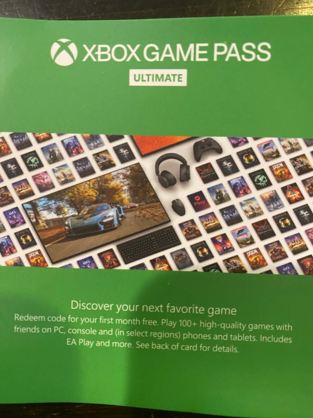 Xbox Game Pass Ultimate 1 Month Code - photo 2
