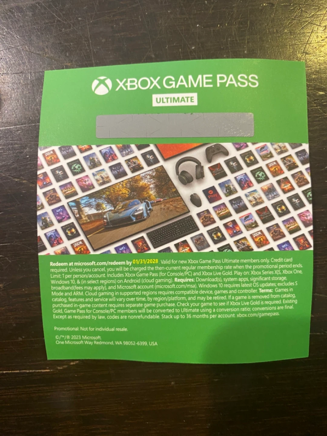 Xbox Game Pass Ultimate 1 Month Code
