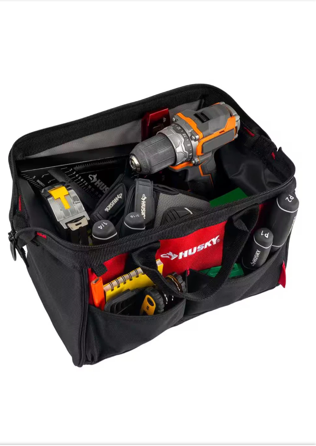 Husky 12 in. 4 Pocket Zippered Tool Bag - photo 3
