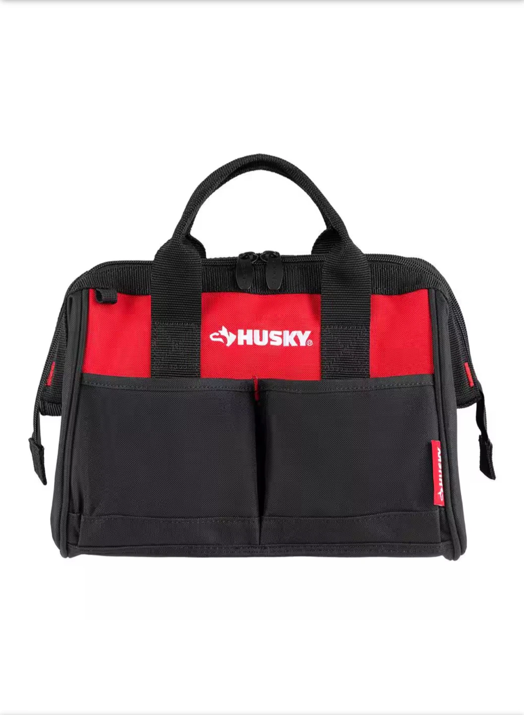 Husky 12 in. 4 Pocket Zippered Tool Bag