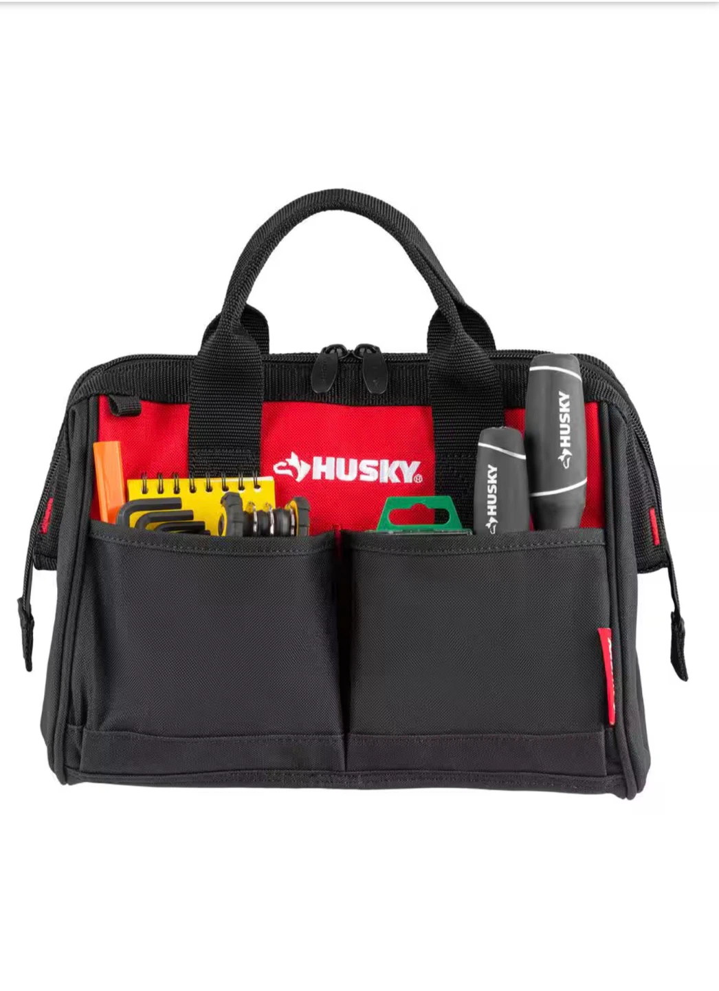 Husky 12 in. 4 Pocket Zippered Tool Bag - photo 2