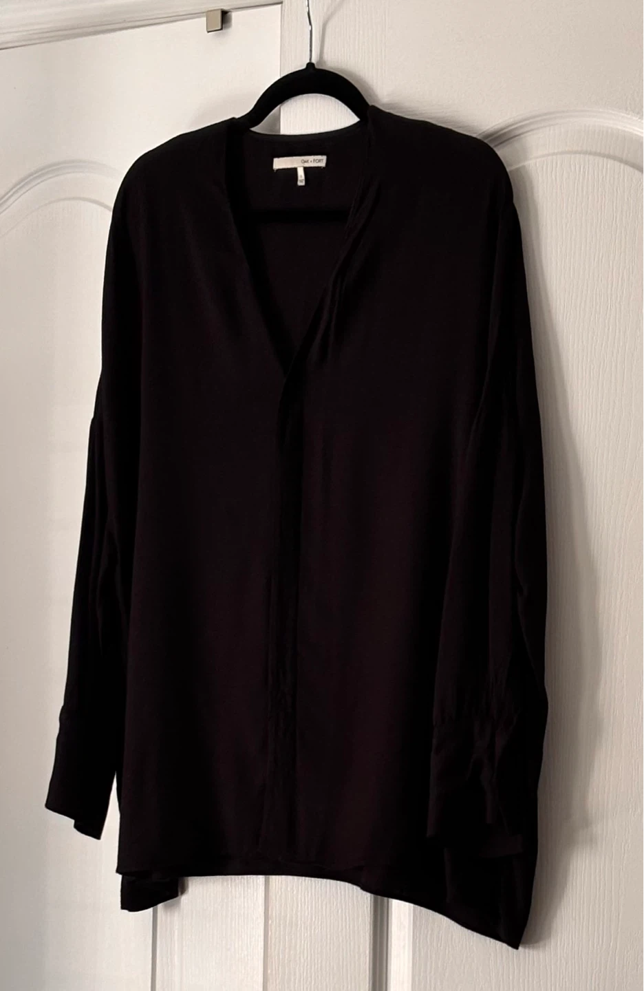 Oak + Fort black tunic blouse - photo 2