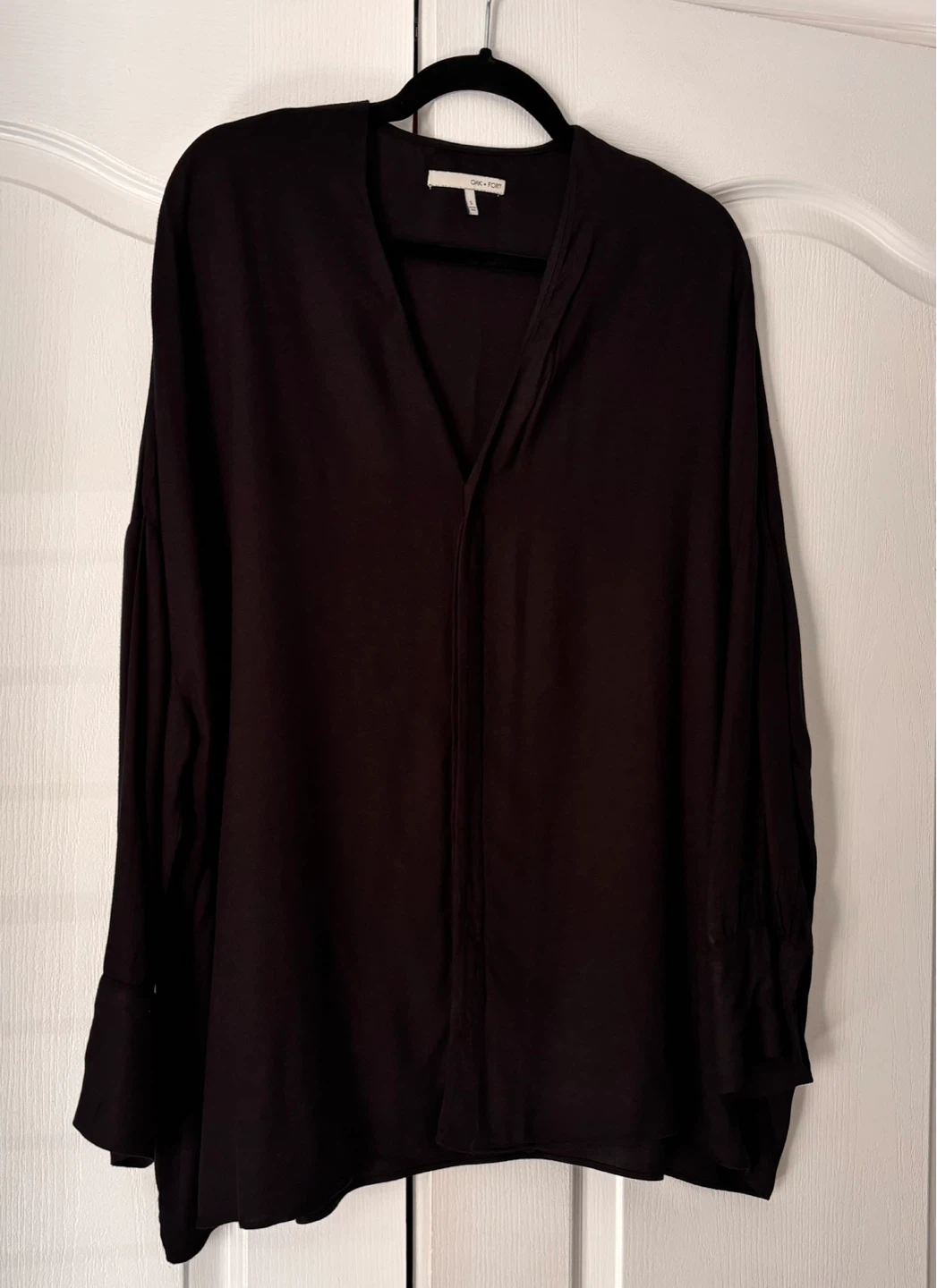 Oak + Fort black tunic blouse - photo 3