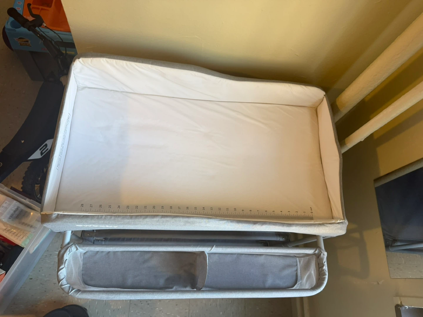 SweeBy Baby Changing Table with Storage Shelves - photo 4