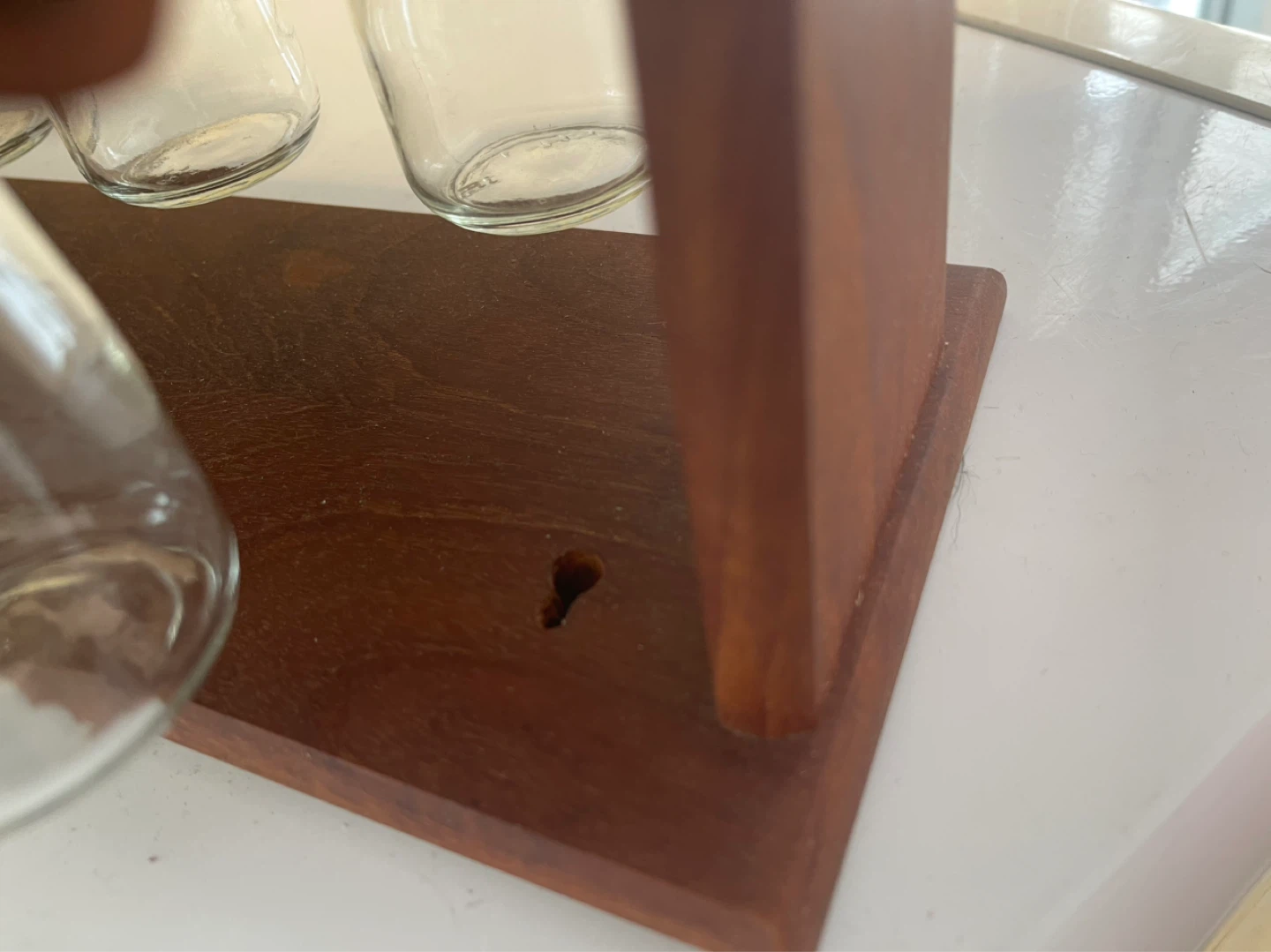 Teak Carousel Spice Rack - photo 4