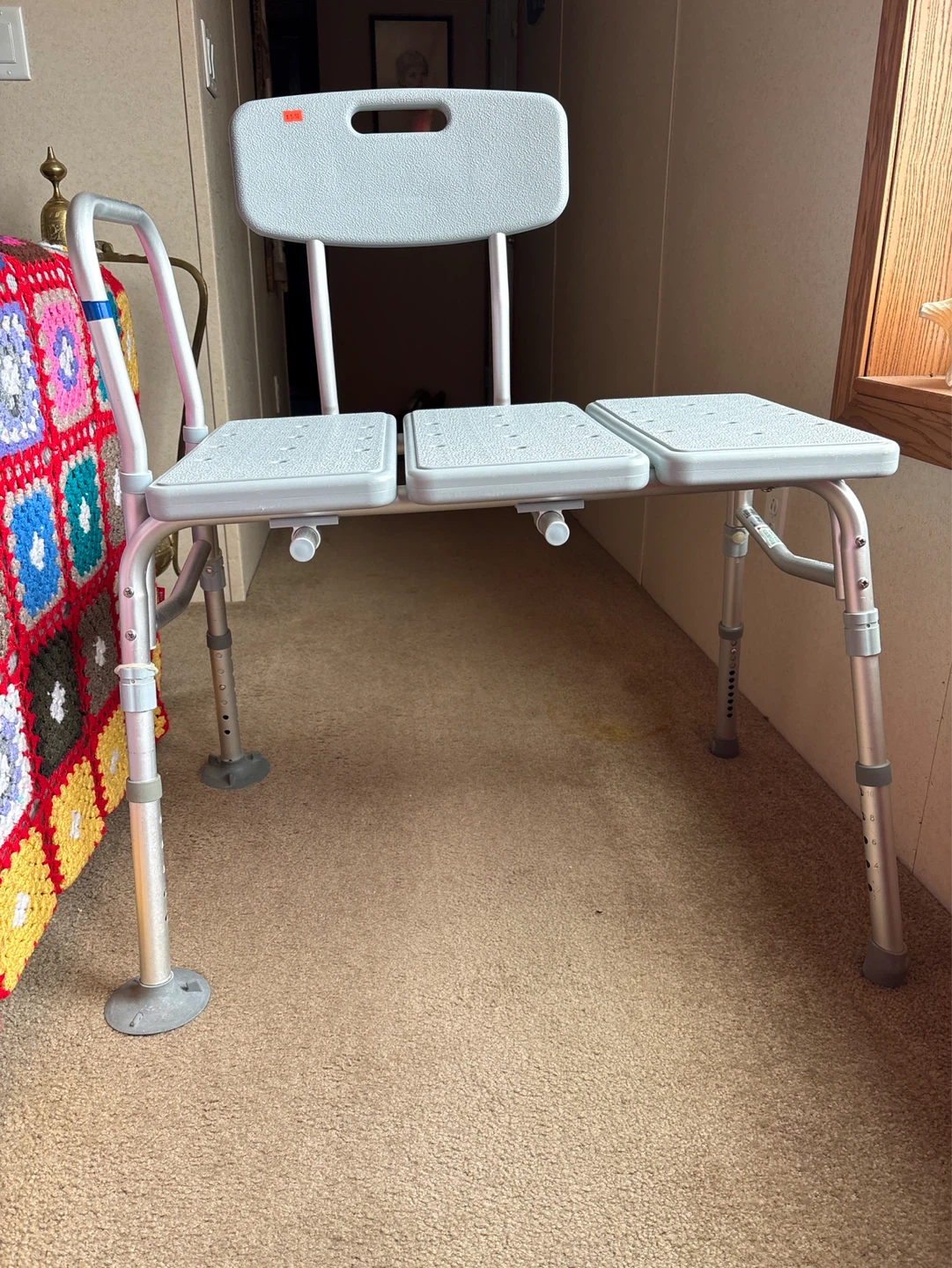 Adjustable Shower Chair with Back