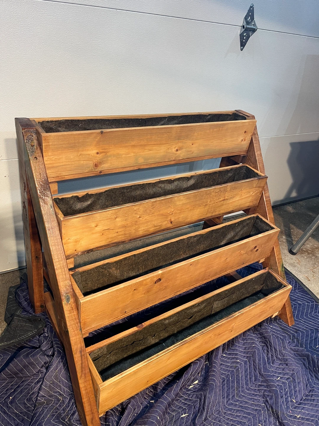 Tiered Wooden Planter Stand