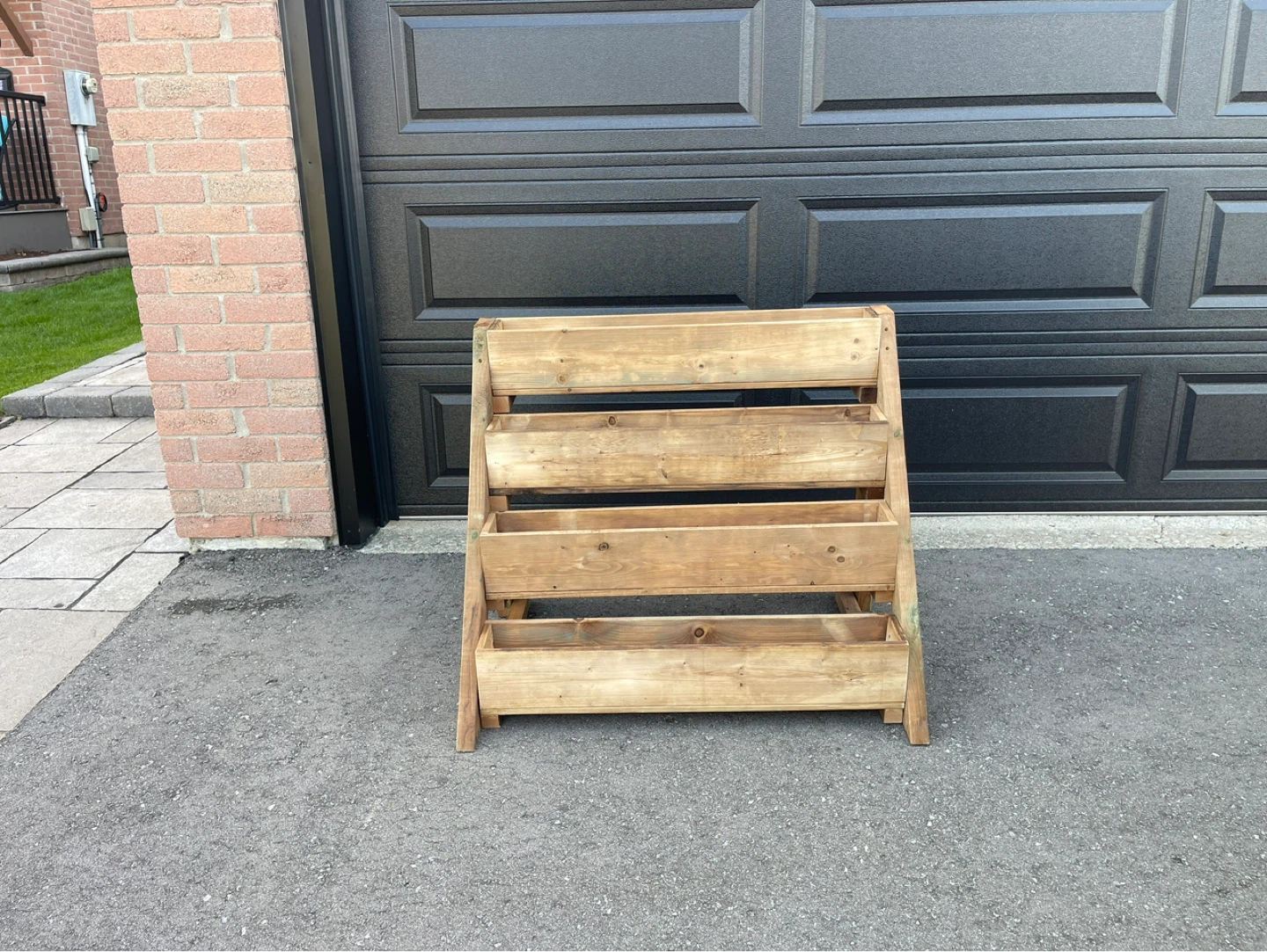 Tiered Wooden Planter Stand - photo 2