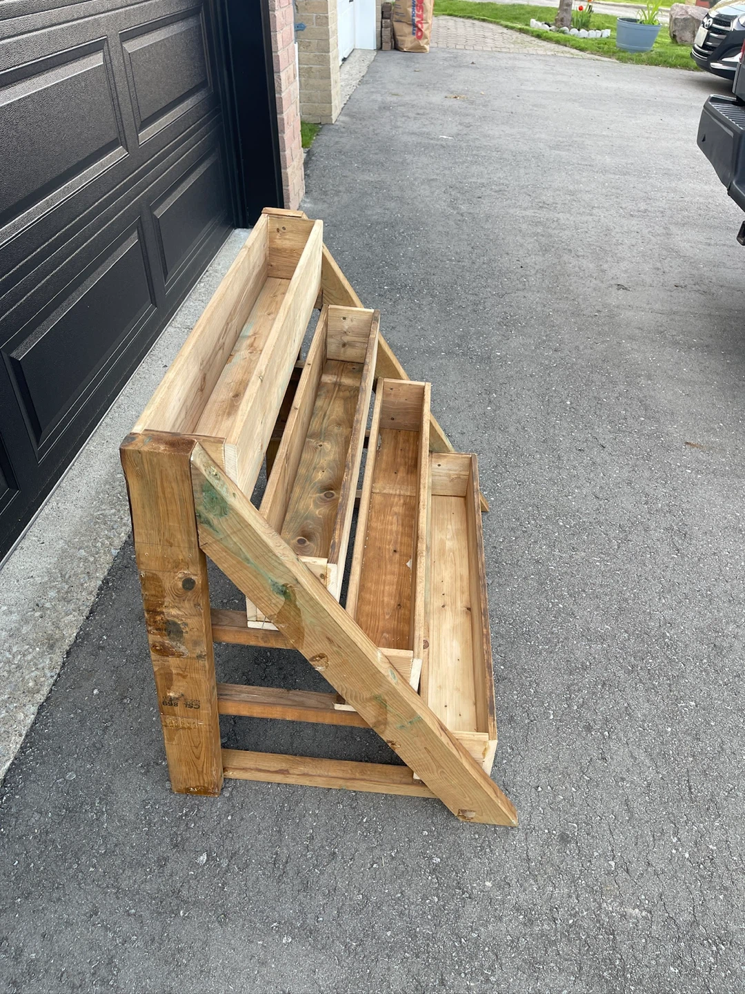 Tiered Wooden Planter Stand - photo 4