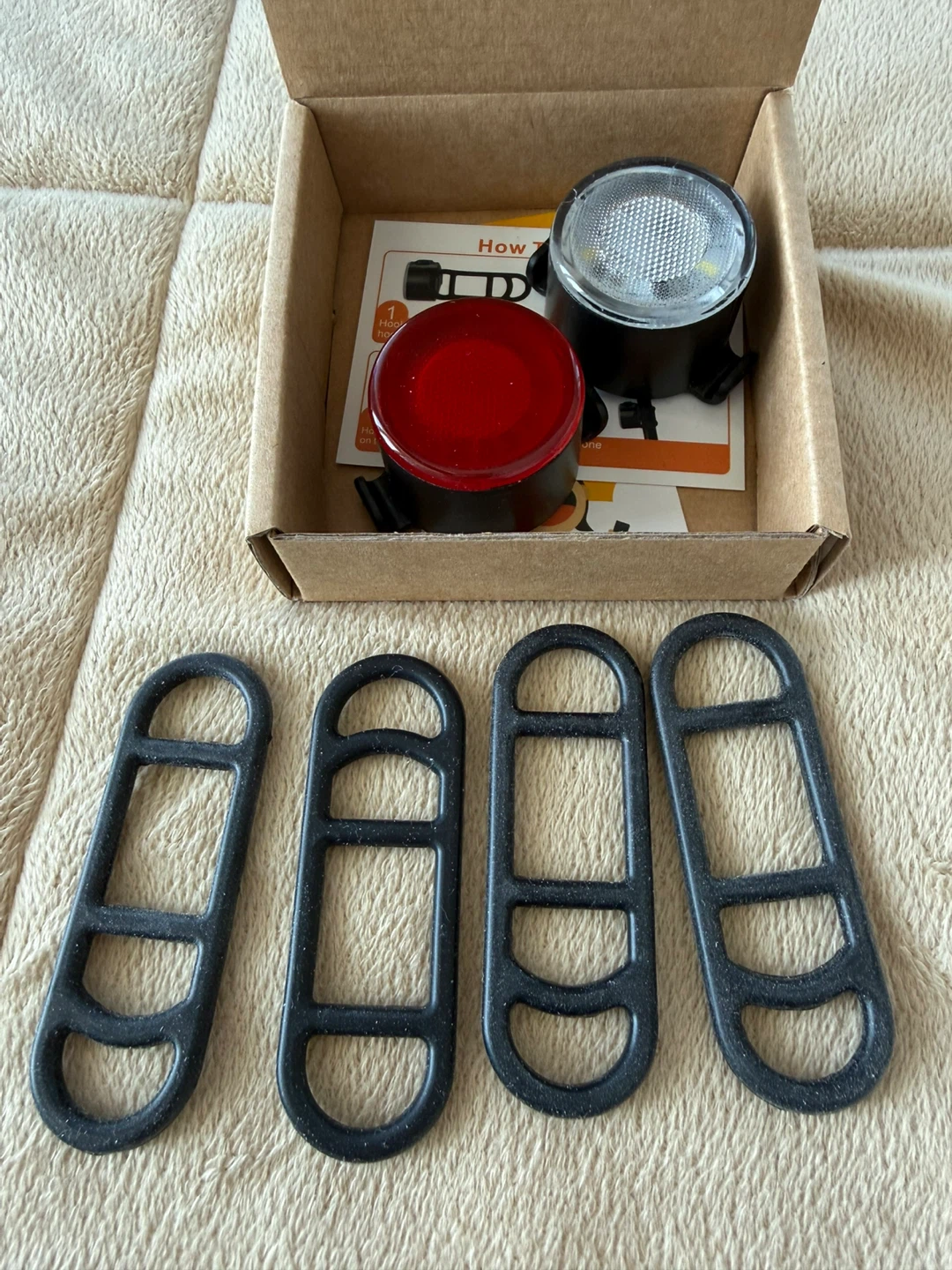 USB Rechargeable Bicycle Light Set - photo 3