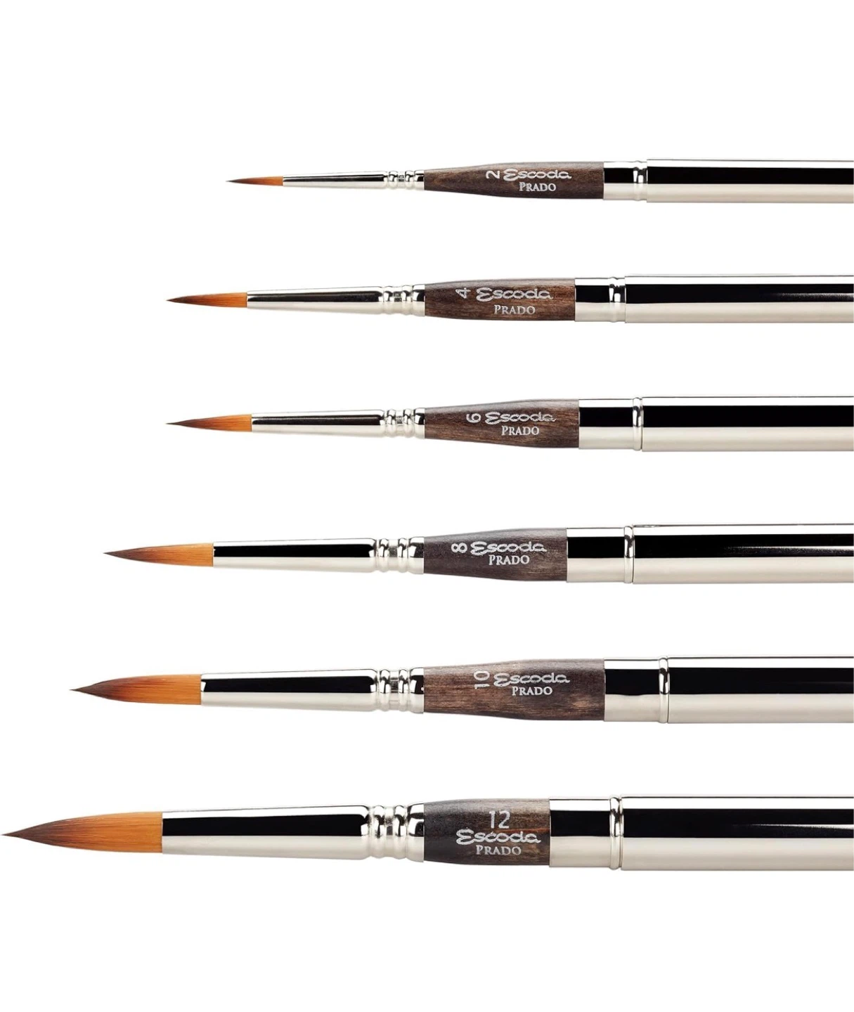 Escoda Prado Travel Brush Set Synthetic Sable Tame - photo 5