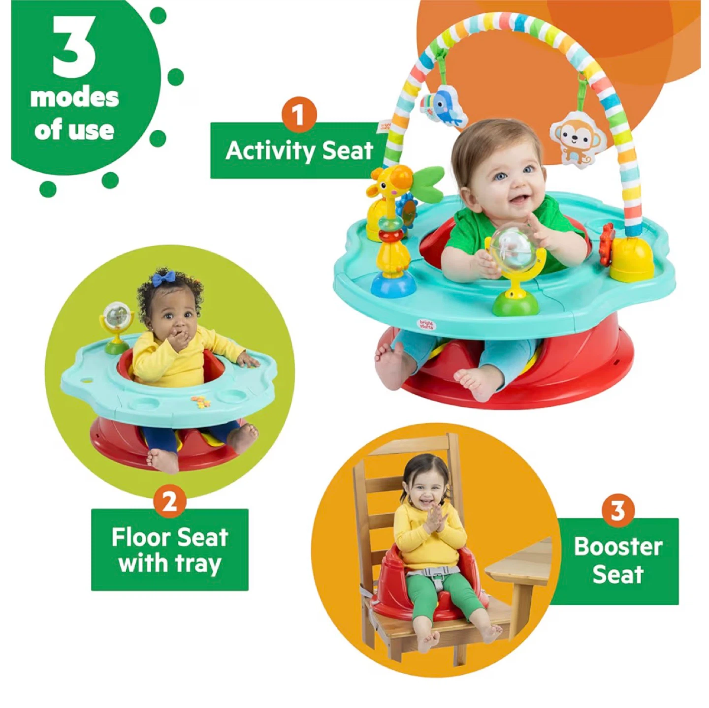 Baby Chair + Eat and Play + Booster Seat! - photo 3