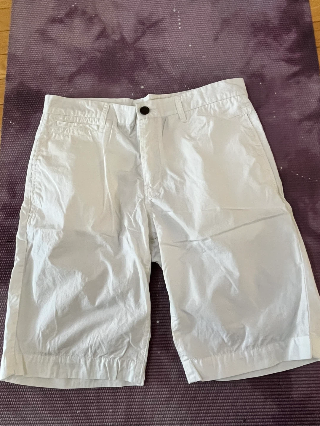 White Zara Man Shorts