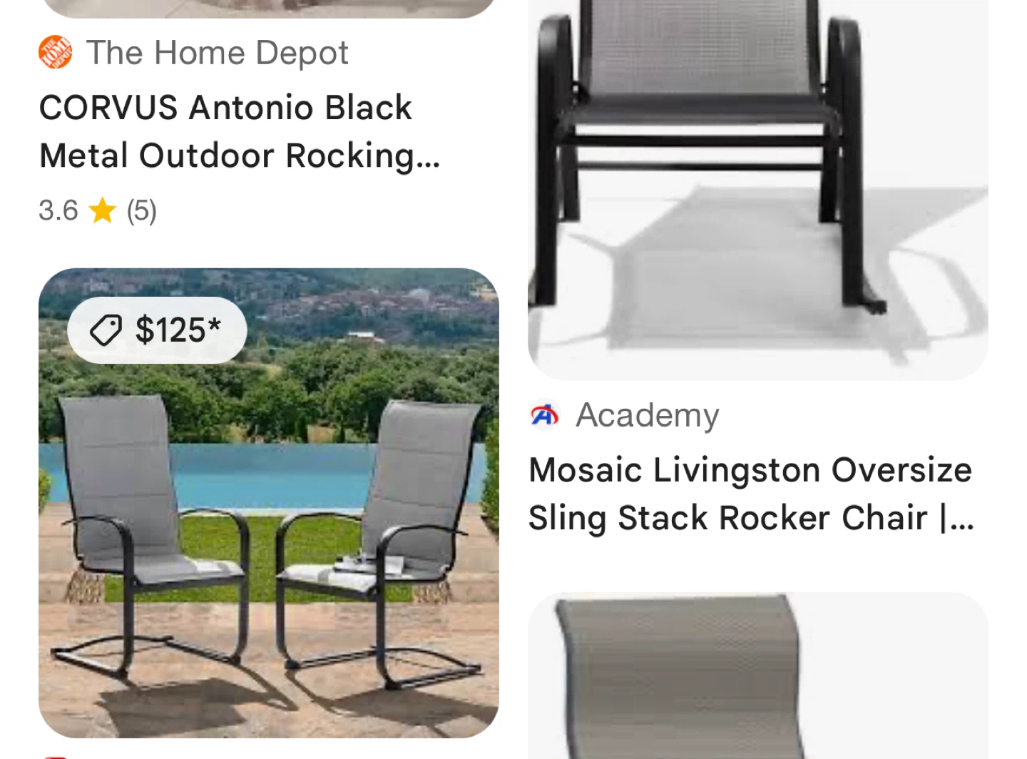 Outdoor Rocking Chair Set - photo 4