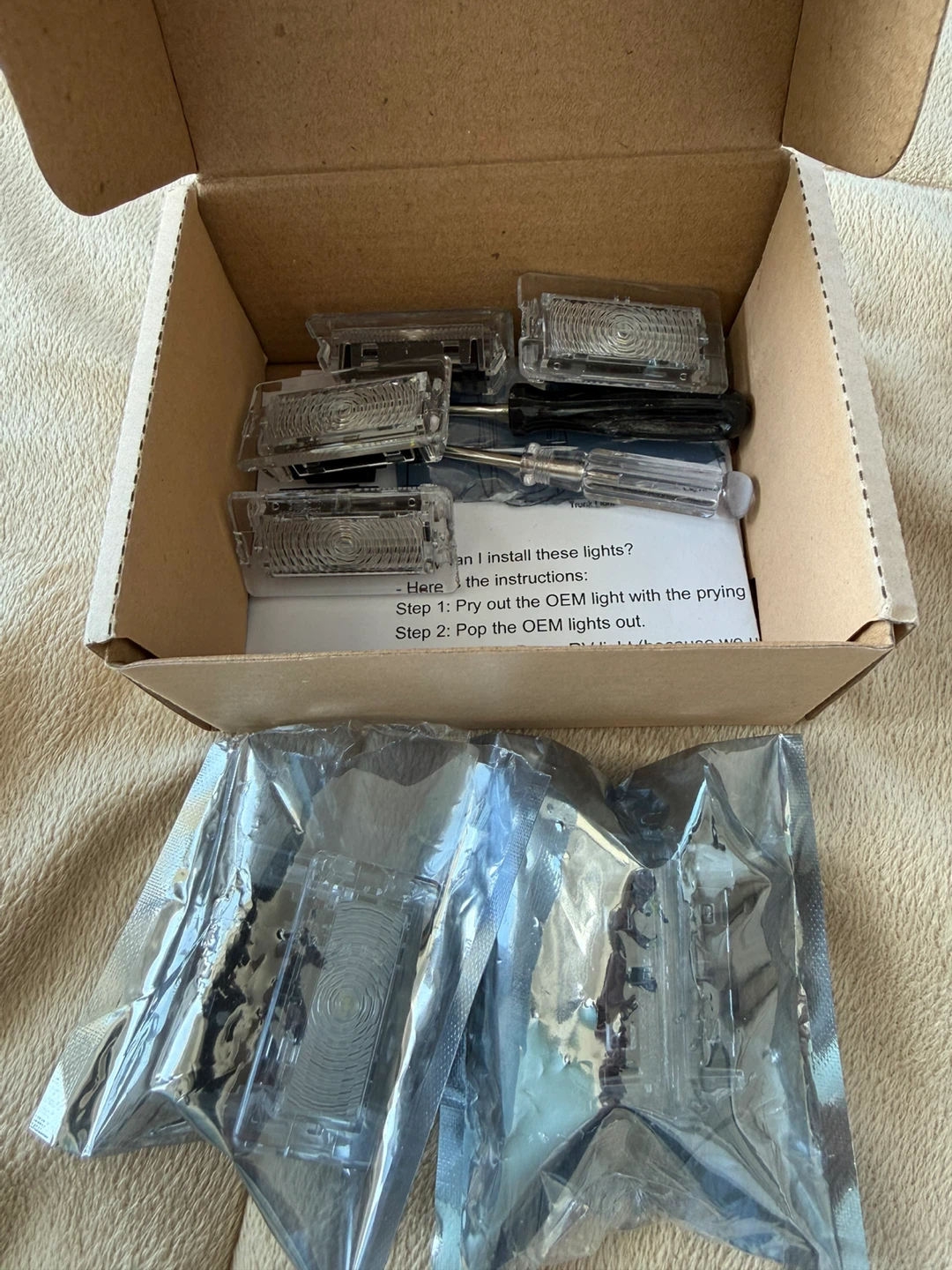 8 LED lights for Tesla model S or X - photo 2