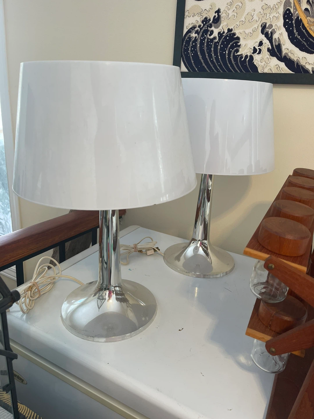 MCM Gilbert Softlite Lucite Mushroom Lamp