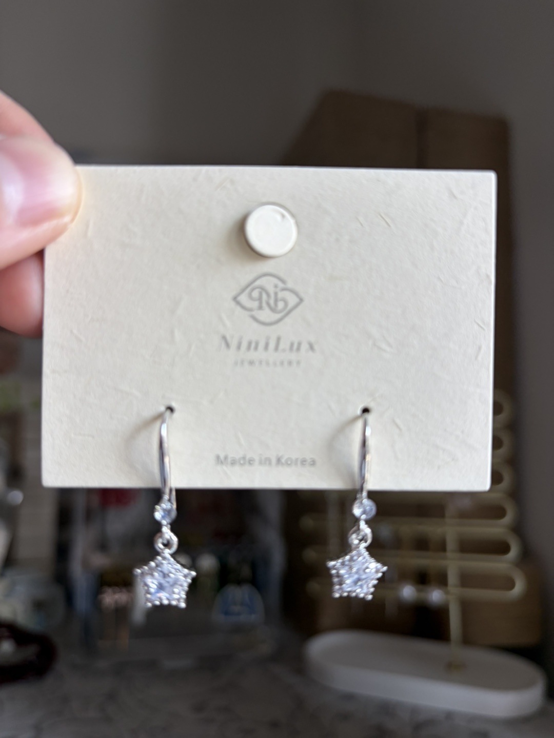 Star Drop Earrings