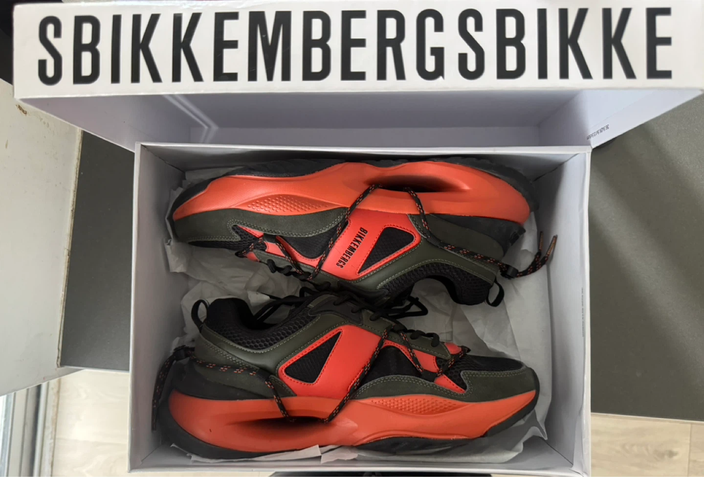 Bikkembergs Sneakers - Size 45 - Military/Orange