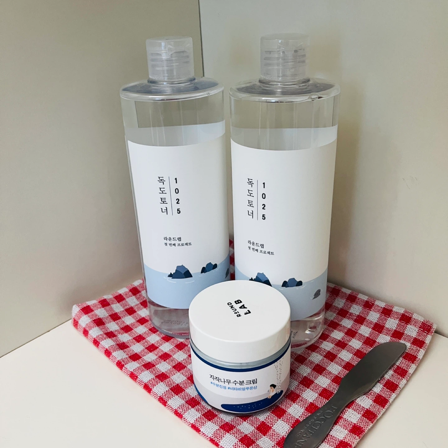 Brand New Round Lab Dokdo Toner 500ml & Birch Moisturizer 80ml