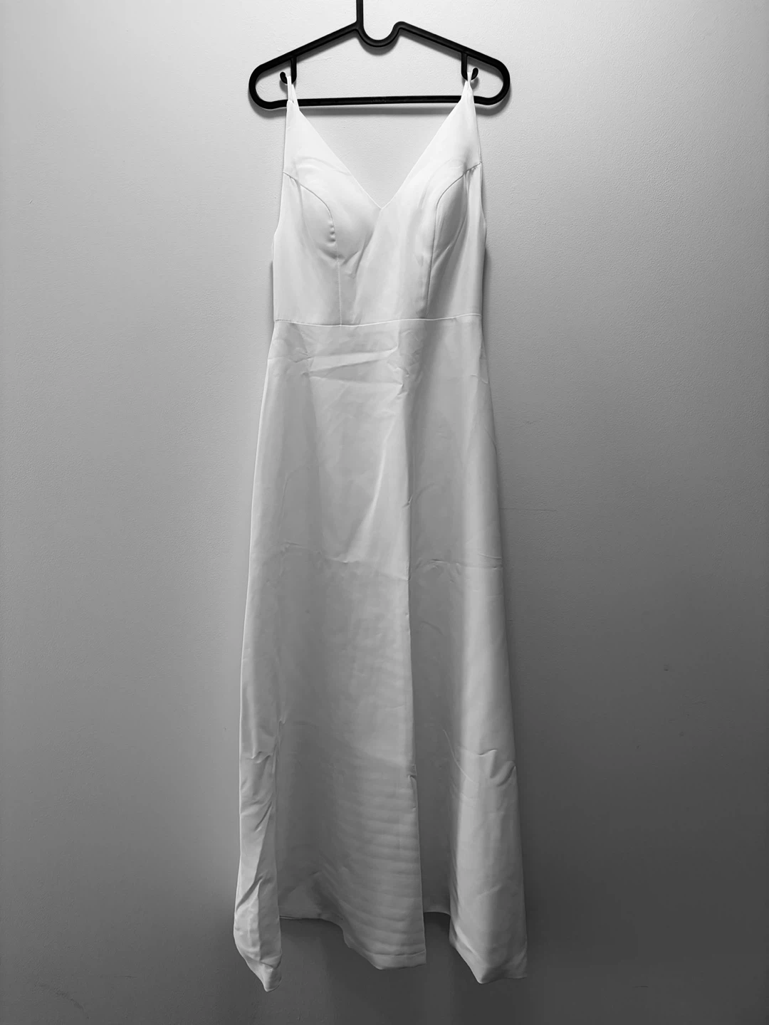 White Tulle Gown with Pearl Embellishments - photo 5
