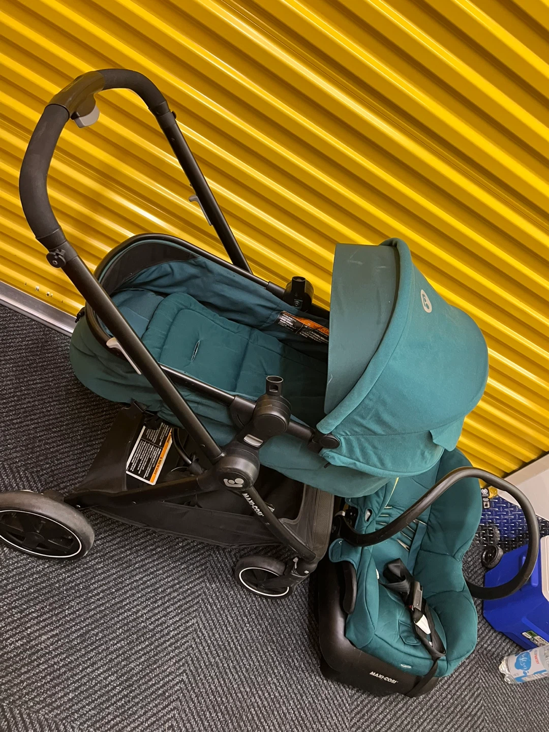 Maxi-Cosi Stroller Travel System with Infant Car Seat - Teal - photo 3