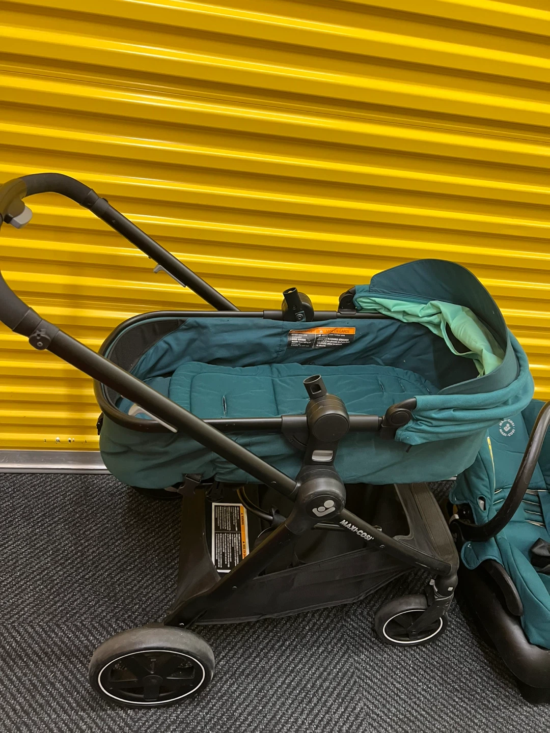 Maxi-Cosi Stroller Travel System with Infant Car Seat - Teal - photo 4