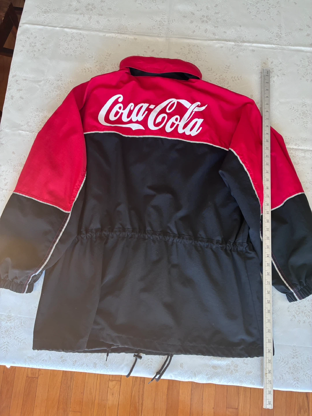 Coca-Cola Red Black Hooded Jacket XL - photo 2