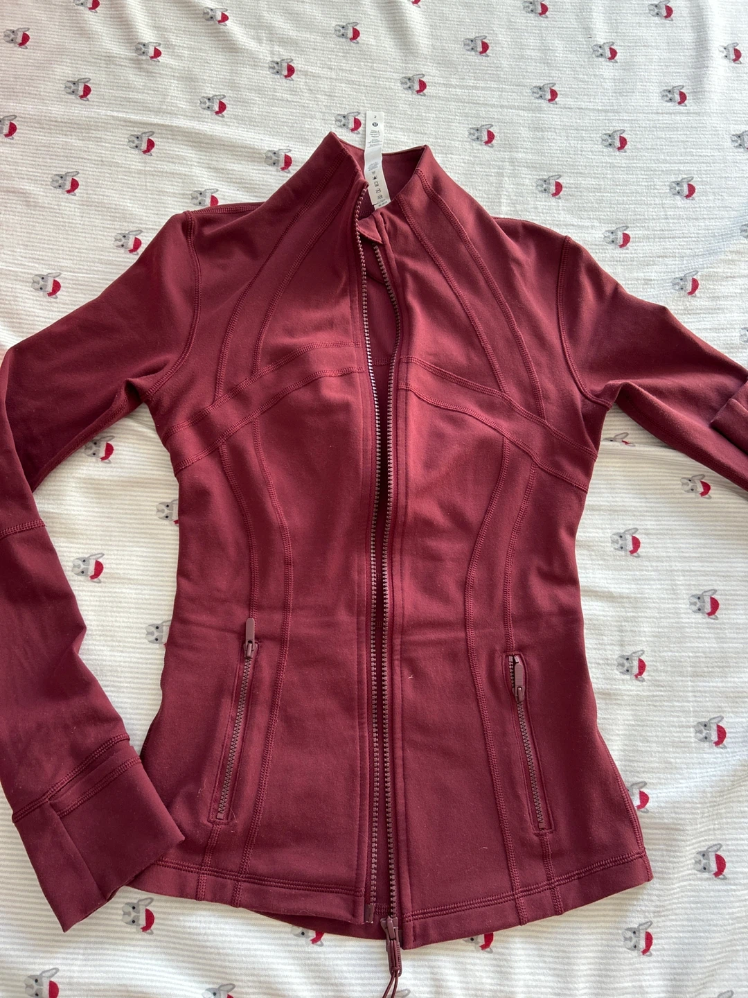 Lululemon Burgundy Full Zip Jacket