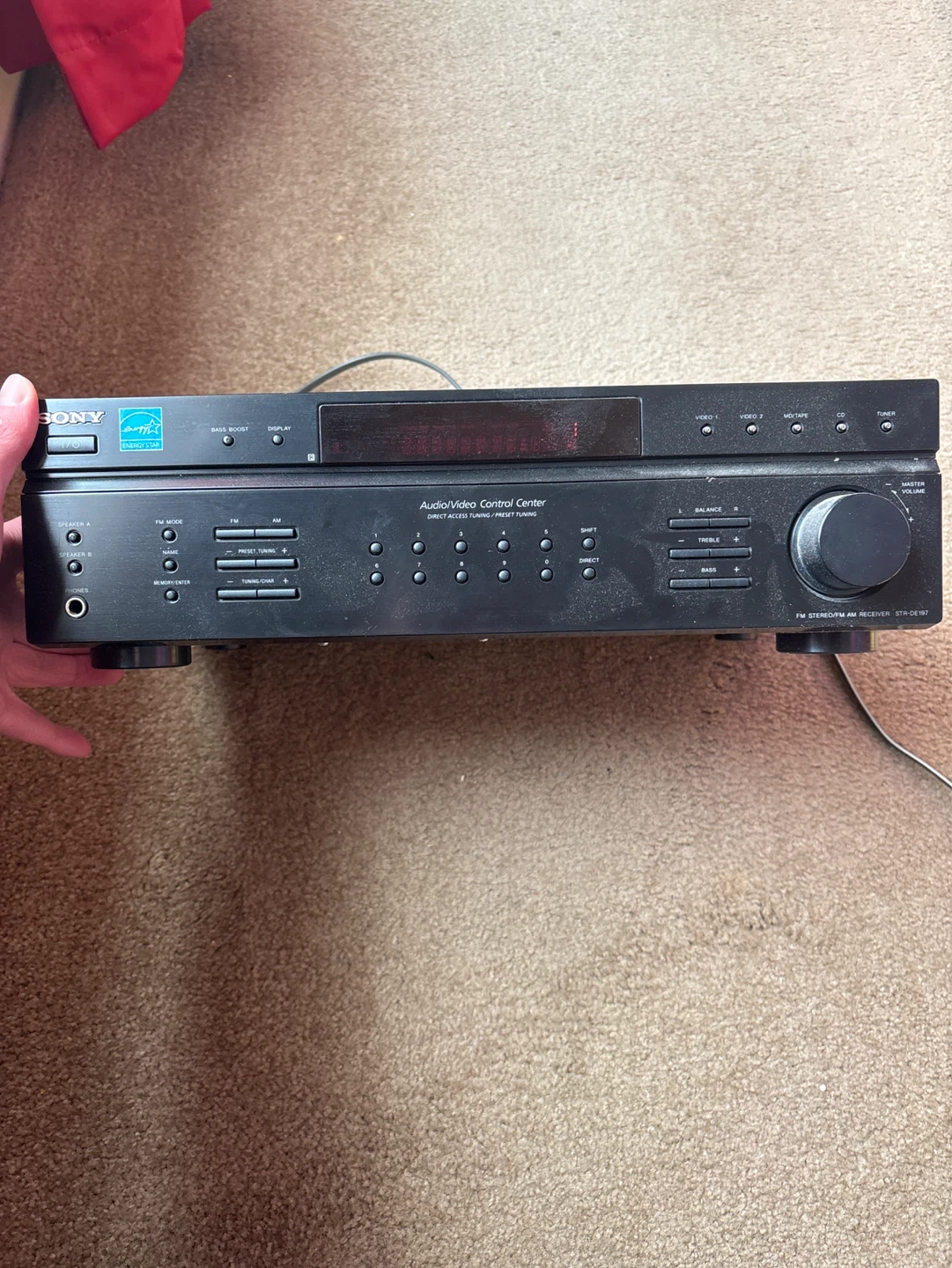 Sony STR-DE197 Audio/Video Control Center FM Stereo/AM Receiver