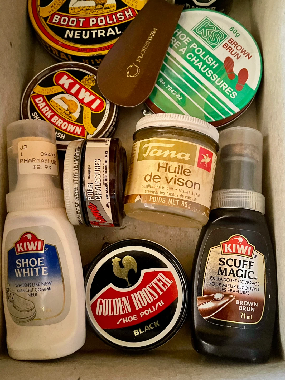 Kiwi & Tana Shoe Care Lot - used and new - photo 3