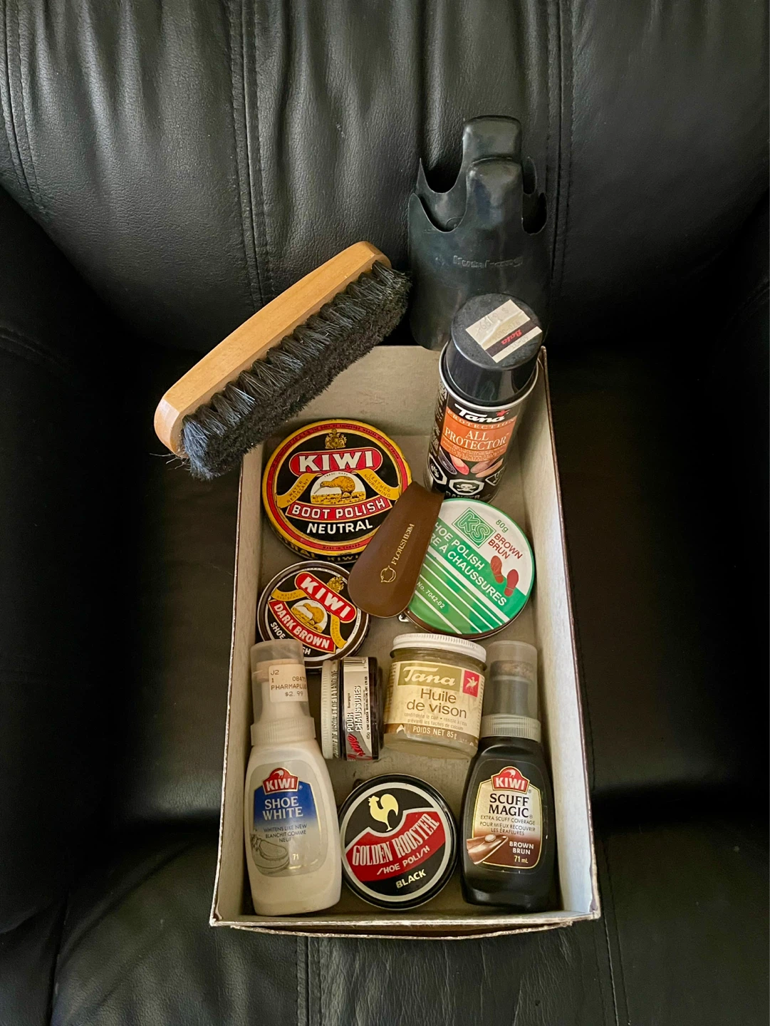 Kiwi & Tana Shoe Care Lot - used and new
