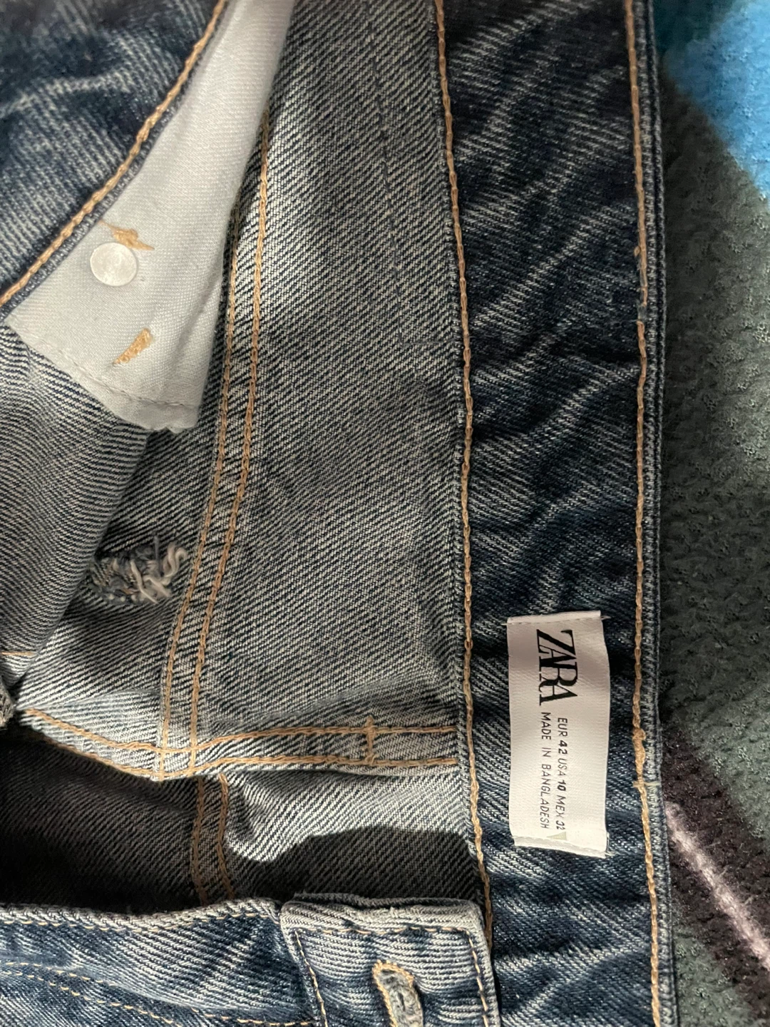 ZARA gray Denim Ripped Jeans - photo 4