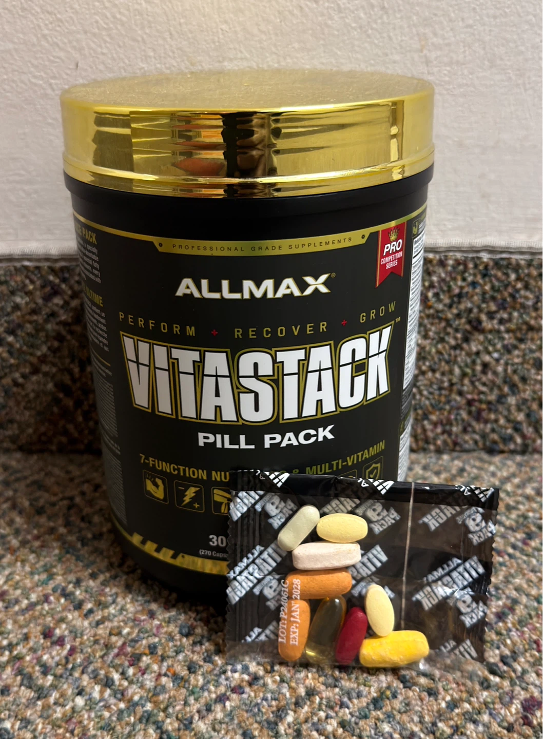 Multivitamins ALLMAX Vitastack 30 Packs – Brand New (Sealed)